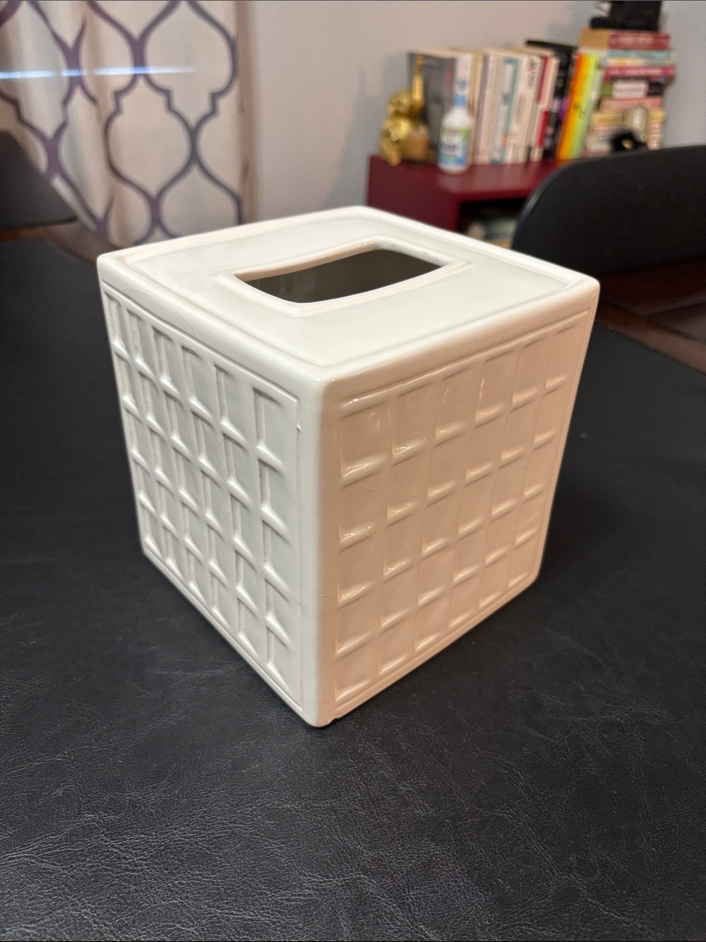 Ceramic Square Tissue Box Cover